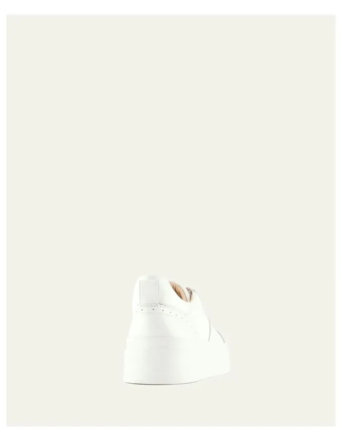 Jo Mercer Karter Leather Sneakers in White