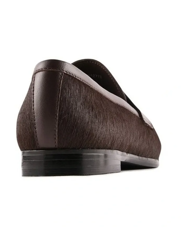 Jo Mercer Myra Loafers in Chocolate Leather