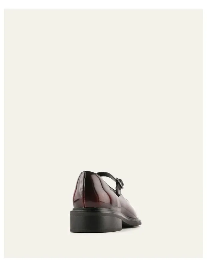 Jo Mercer Wilde Casual Flats in Burgundy Leather