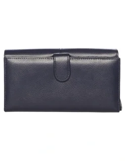 Joan Weisz Dakota Bifold Wallet in Navy