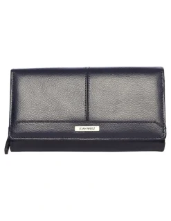 Joan Weisz Dakota Bifold Wallet in Navy