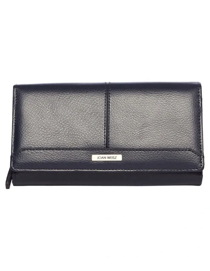 Joan Weisz Dakota Bifold Wallet in Navy