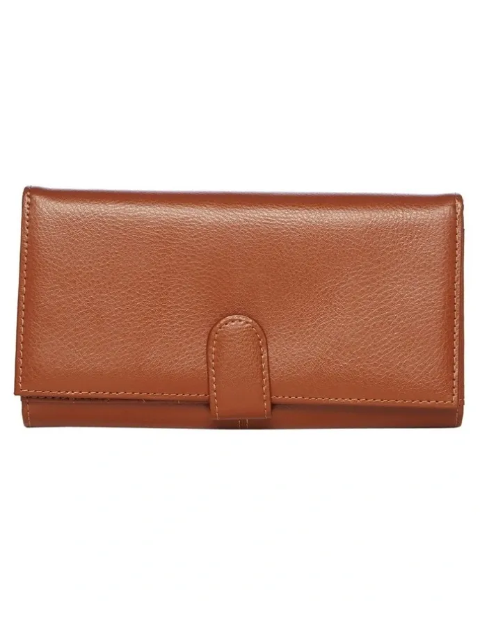 Joan Weisz Dakota Bifold Wallet in Tan