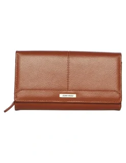 Joan Weisz Dakota Bifold Wallet in Tan