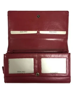 Joan Weisz Dakota Large Wallet in Red