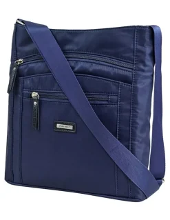 Joan Weisz Scout Crossbody Bag in Navy