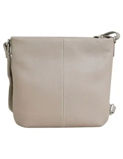 Joan Weisz Swerve Crossbody Bag in Taupe