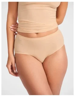 Jockey Endless Stretch Full Brief in Toasted Almond