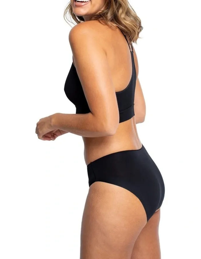 Jockey Next Gen High Cut Brief in Black