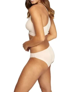 Jockey Next Generation No Panty Line Basics Bikini Brief in Beige