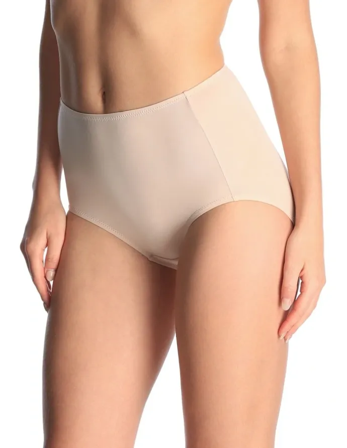 Jockey No Ride Up Micro Full Brief in Beige