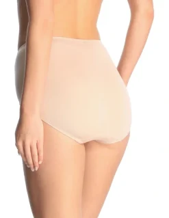Jockey No Ride Up Micro Full Brief in Beige