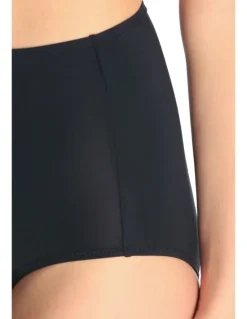 Jockey No Ride Up Micro Full Brief in Black