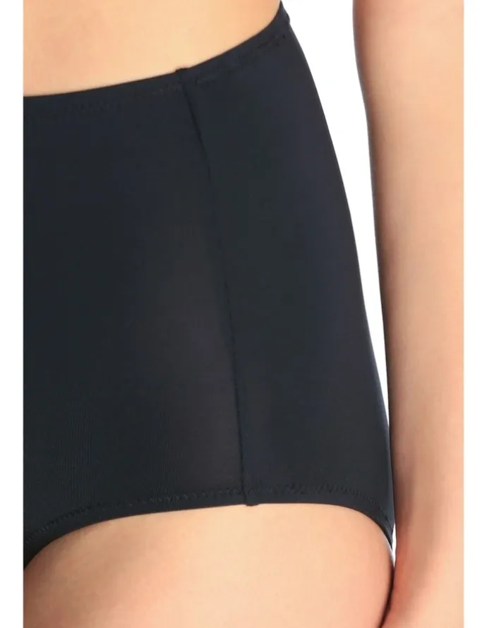 Jockey No Ride Up Micro Full Brief in Black