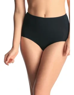 Jockey No Ride Up Micro Full Brief in Black