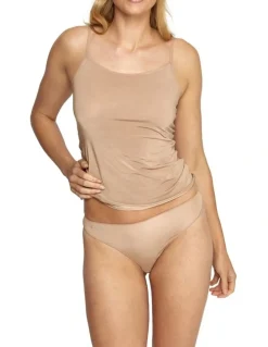 Jockey NPL Tactel G String in Beige