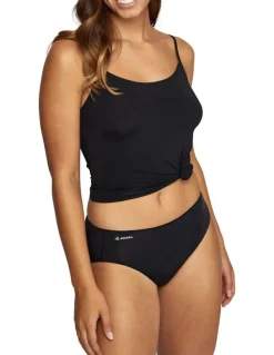 Jockey NPL Tactel High Cut Brief in Black