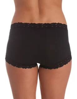 Jockey Parisienne Cotton Full Brief in Black