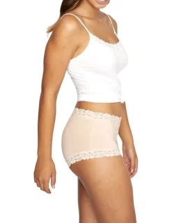 Jockey Parisienne Cotton Full Brief in Beige