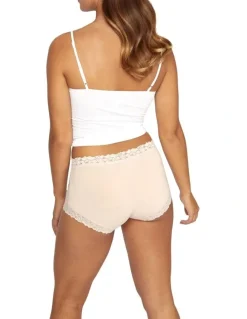 Jockey Parisienne Cotton Full Brief in Beige
