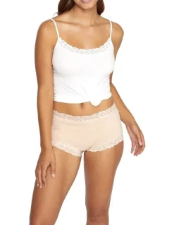 Jockey Parisienne Cotton Full Brief in Beige