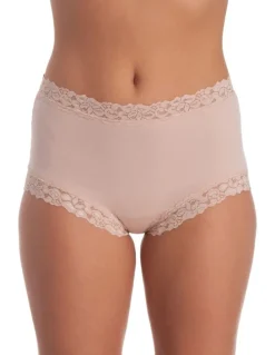Jockey Parisienne Cotton Full Brief in Beige