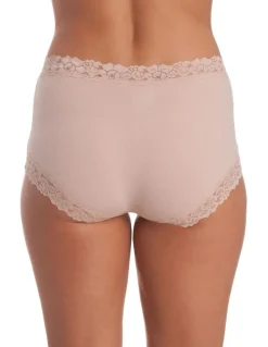 Jockey Parisienne Cotton Full Brief in Beige