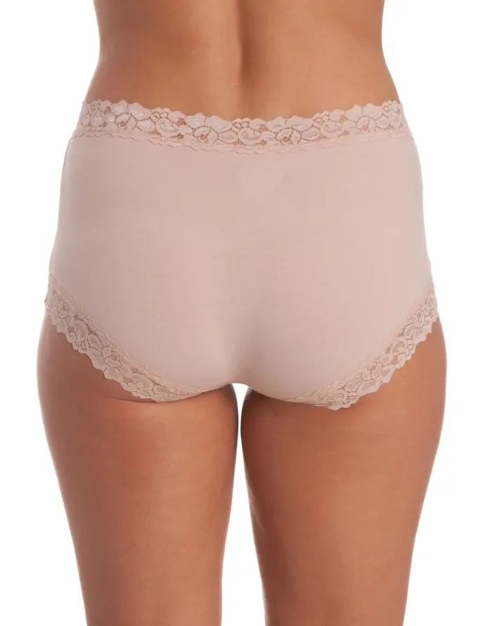 Jockey Parisienne Cotton Full Brief in Beige