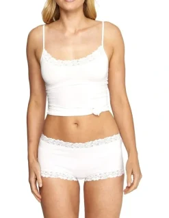 Jockey Parisienne Cotton Full Brief in White