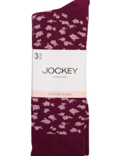Jockey Pattern Crew Socks 3 Pack in Multi