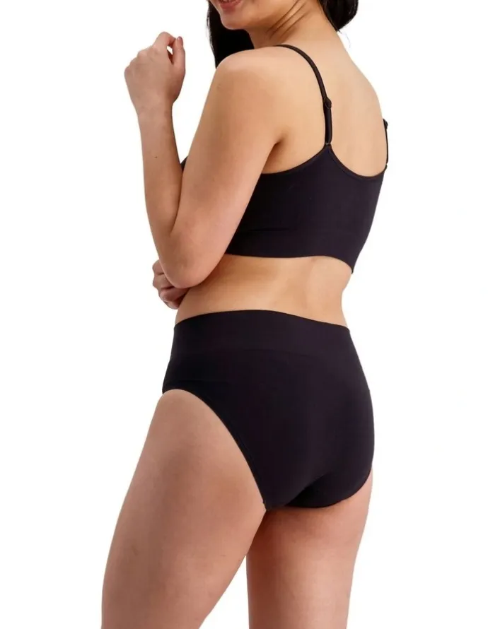 Jockey Skimmies Hi Cut Briefs in Black