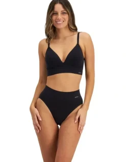 Jockey Skimmies Hi Cut Briefs in Black