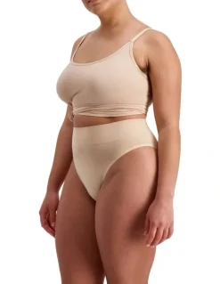 Jockey Skimmies Hi Cut Light Briefs in Nude