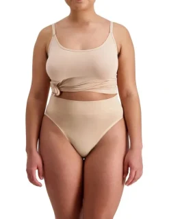 Jockey Skimmies Hi Cut Light Briefs in Nude