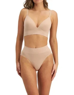 Jockey Skimmies Hi Cut Light Briefs in Nude