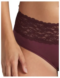 Kayser Glowlights Hi Rise Brief in Red