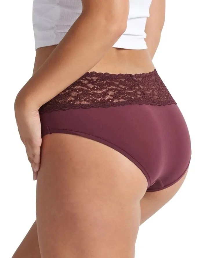 Kayser Glowlights Hi Rise Brief in Red