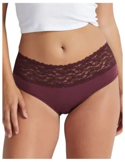 Kayser Glowlights Hi Rise Brief in Red