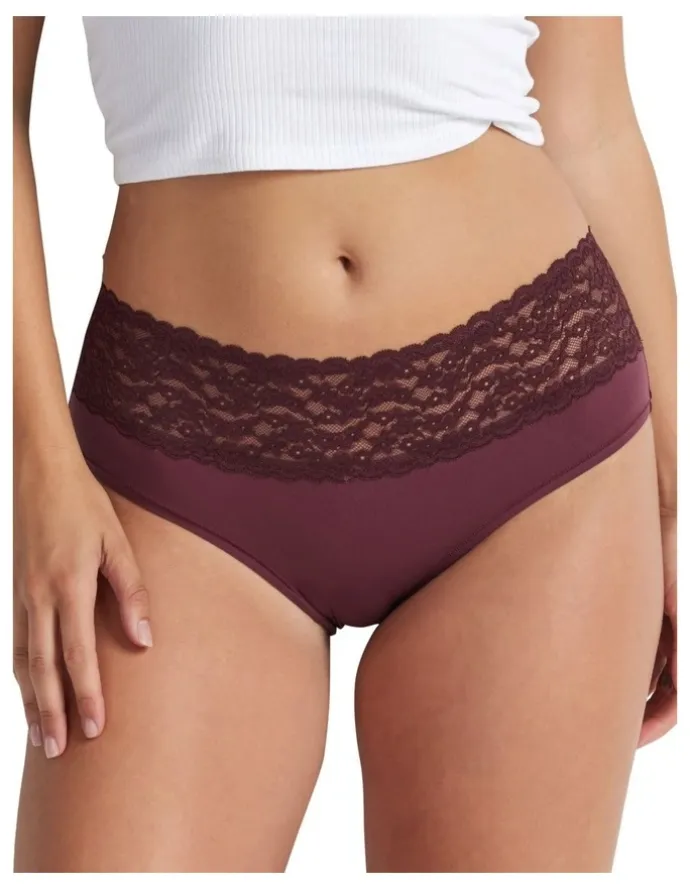 Kayser Glowlights Hi Rise Brief in Red
