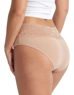 Kayser Glowlights Hi Rise Brief in Beige