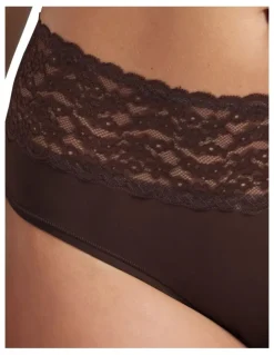Kayser Glowlights Hi Rise Brief in Brown