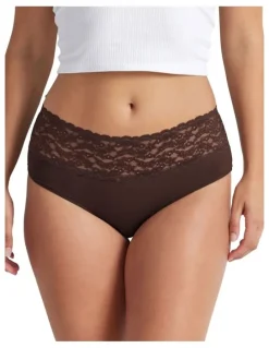 Kayser Glowlights Hi Rise Brief in Brown