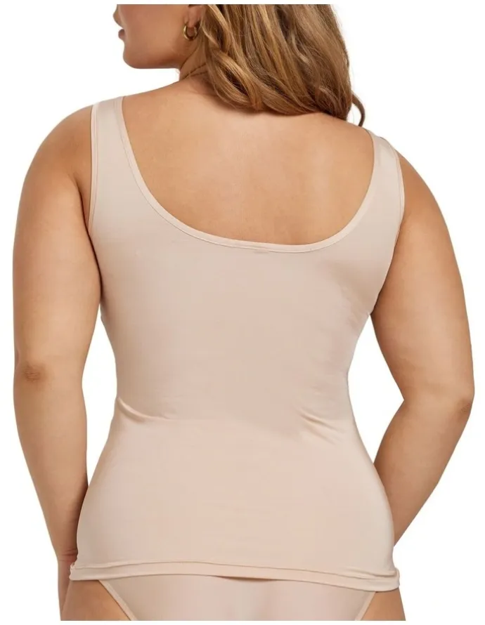 Kayser Helen Micro & Lace Cami in Honey