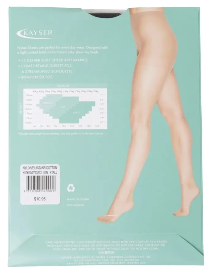 Kayser Pantyhose Sheers in Ink Navy