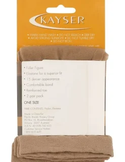 Kayser Silky Elastane Knee Hi's in Nubeige