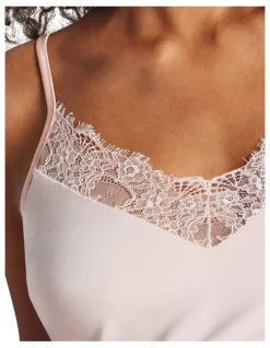 Kayser V Neck Lace Cami in Pink