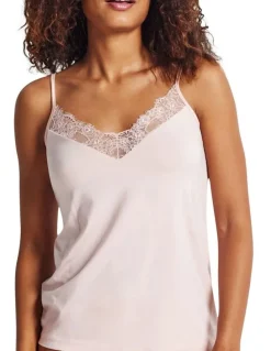 Kayser V Neck Lace Cami in Pink