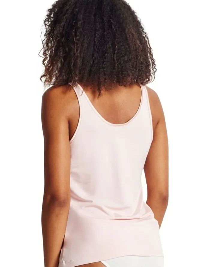 Kayser Wide Strap Satin Trim Cami in Pink
