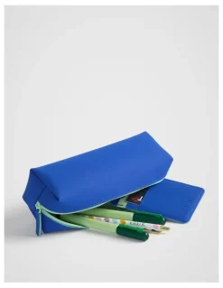 kikki.K Kolour Luxe Pouch in Royal Blue