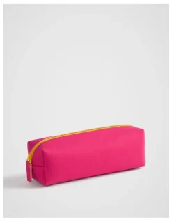 kikki.K Kolour Luxe Pouch in Raspberry